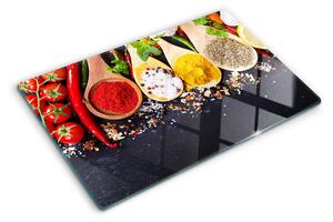 Tocător sticlă Condimente și ierburi aromatice