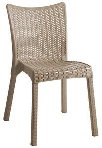 Scaun exterior Confident plastic culoare cappuccino