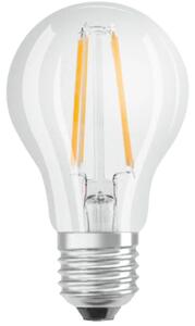 Bec A60 LED transparent din sticla E27 6W