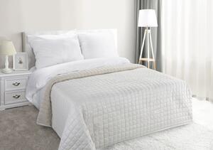 Cuvertură de pat matlasată de culoare bej, cu matlasare de calitate Lăţime: 170 cm | Lungime: 210 cm
