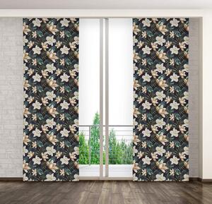 Draperie elegantă, verde, cu suspensie Lungime: 250 cm