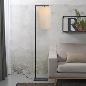 IT´S ABOUT ROMI IT'S lampadar Boston, Ø 25 cm, negru/crem, Negru, Camera de zi / sufragerie, Țesătură / Textil, Modern