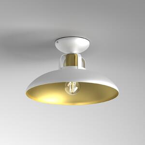 Eko-Light Plafonieră Felix, alb/auriu, reglabil, Auriu / Alamă, Camera de zi / sufragerie, Metal, Design industrial