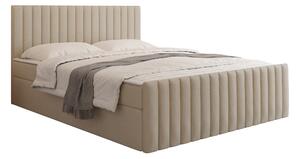 Pat boxspring Comfivo Apis IIDublu, Boxspring, Crem, 160x200, Tapiterie, Somiera patSomiera pat, 16x21x10cm