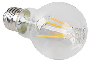 Set de 5 becuri LED reglabile E27 sticlă transparentă 4W 320lm 2200K