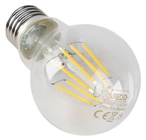 Set de 5 becuri LED E27 reglabile cu intensitatea luminii, transparente, 7W, 806 lm, 2700K