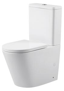Erga Tina, Vas combinat WC 620x365x820 mm, Tornado 2.0 + capac WC, alb lucios, ERG-V03-TINA-TO2-WH
