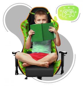Scaun de gaming MINECRAFT confortabil pentru copii