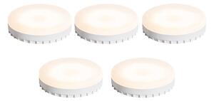 Set de 5 becuri LED GX53 7W 750 lm 3000K