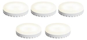 Set de 5 becuri LED GX53 Dim to Warm 7W 750 lm 2700K-4000K