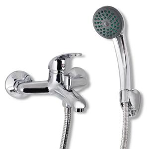 Set baterie robinet duș pentru baie, crom