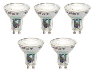 Set de 5 becuri LED inteligente GU10 50mm clare 4.8W 400 lm 1800-6500K