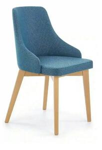 Scaun cu stofa albastru denim tapitat Toledo, 55X51X82 CM