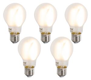 Set 5 becuri Becuri LED inteligente E27 reglabile A60 mat 7W 806lm 2700-6500K
