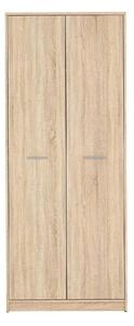 Dulap NEPO PLUS, stejar sonoma, PAL, cu 2 usi, 80x55x197 cm