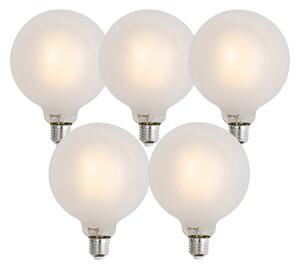 Set 5 becuri Becuri LED inteligente E27 reglabile G125 mat 7W 806lm 2700-6500K