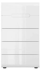 Comoda AZTECA TRIO, alb, PAL, 60x41x104 cm