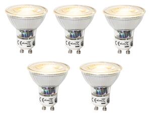 Set de 5 Becuri LED GU10 Dimmabile 7W 600 lm 2700K