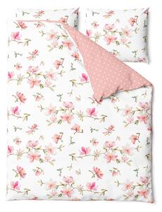 Lenjerie de pat din bumbac pentru pat dublu Bonami Selection Blush, 200 x 200 cm