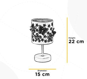 Lampă de masă ONLI TITILLA 1xE14/6W/230V 22 cm mov/alb