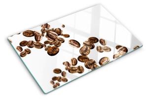 Tocător de bucătărie Boabele de cafea în mișcare
