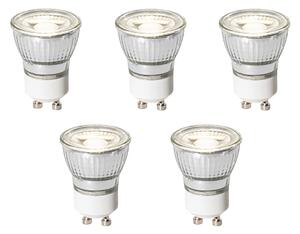 Set de 5 becuri LED GU10 dimabile 35mm 4W 230 lm 4000K