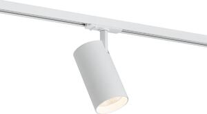 Spot modern alb pentru sistem de iluminat pe șină monofazat, inclusiv LED - Iconic Mark