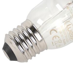 Set de 5 becuri LED cu filament reglabile E27 G95 negru 550lm 2700K
