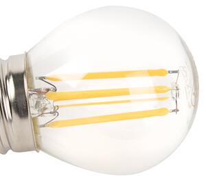 Set de 5 becuri LED cu filament cu dimmer E27 3W 250lm 2700K