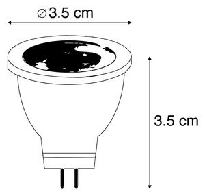Set de 5 becuri LED G4 MR11 2.7W 210lm 3000K 12V