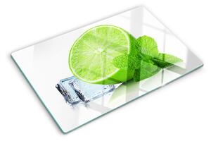 Tocător sticlă Lime cu mentă și gheață