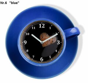 Ceas de bucătărie în formă de ceașcă de cafea Albastru