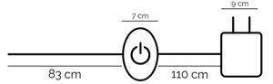 Lampadar LED ONLI DAFNE LED/38W/230V 4000K negru