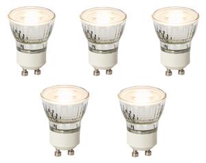 Set de 5 becuri LED GU10 Dimmabile 35mm 4W 200 lm 2700K