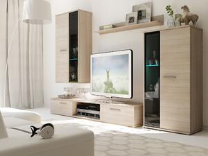 Z0ND0 Mobilier living Saul (Stejar sonoma) (fără iluminat). 610002