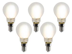 Set de 5 Becuri LED Smart E14 P45 Mate 4.2W 470 lm 2700-6500K