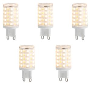 Set de 5 becuri LED Smart G9 Dimabile Transparente 2.5W 250 lm 2700-6500K