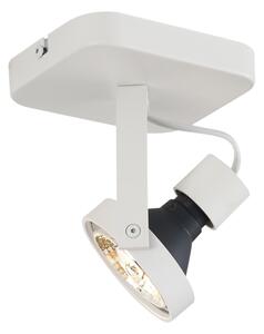 Spot de tavan de design alb GU10 70mm rotativ și înclinabil - Vo