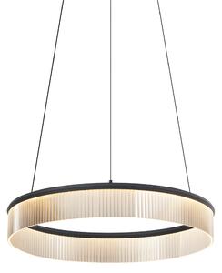 Lampa suspendată modernă neagră 59cm incl. LED cu 3 trepte de intensitate luminoasă - Anello Chandelier