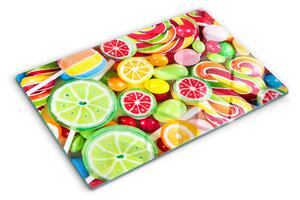 Tocător din sticlă Bomboane și fructe dulci
