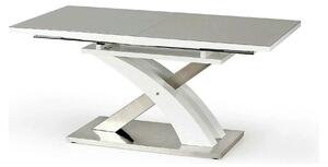 Masa extensibila SANDOR 2, alb/crom, 160/220x90x78 cm