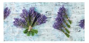 Panou bucatarie, protectie plita, aragaz, antistropire, print UV model Lavanda 2, 60x50 cm