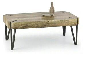 Masuta EMILY, stejar salbatic/negru, 110x60x42 cm