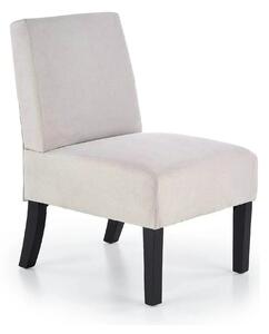 Scaun copii Fido, gri/negru, stofa/lemn de cauciuc, 52X65X75 CM