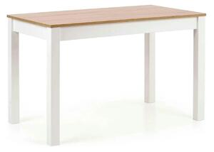 Masa KSAWERY, stejar/alb, PAL, 120x68x76 cm