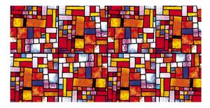 Panou bucatarie, protectie plita, aragaz, antistropire, print UV model Abstract 46 MultiColor, 60x50 cm