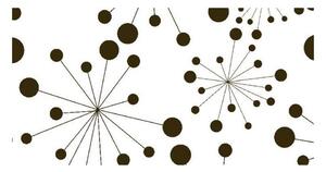 Panou bucatarie, protectie plita, aragaz, antistropire, print UV model Abstract Buline Negre, 60x50 cm