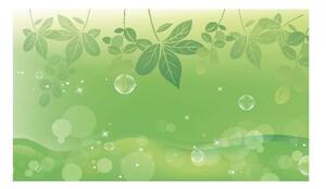 Panou bucatarie, protectie plita, aragaz, antistropire, print UV model Tapet Verde, 60x50 cm