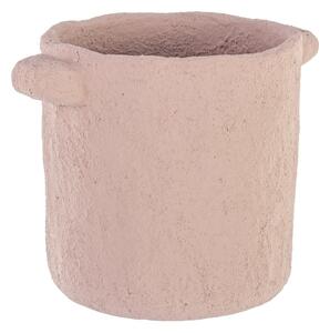Ghiveci, Ercolano Basin, Bizzotto, 22x16.5x16 cm, ciment, roz