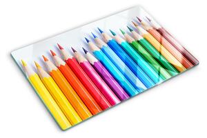 Tocător de bucătărie Creioane colorate la rând